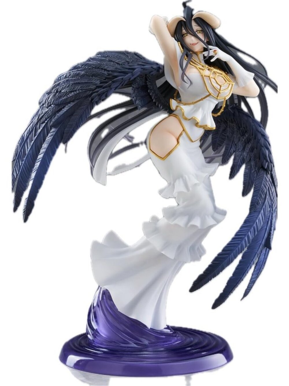 Pure White Devil Albedo Figure - Thunder Tech Overlord T-Most Collectible Toy